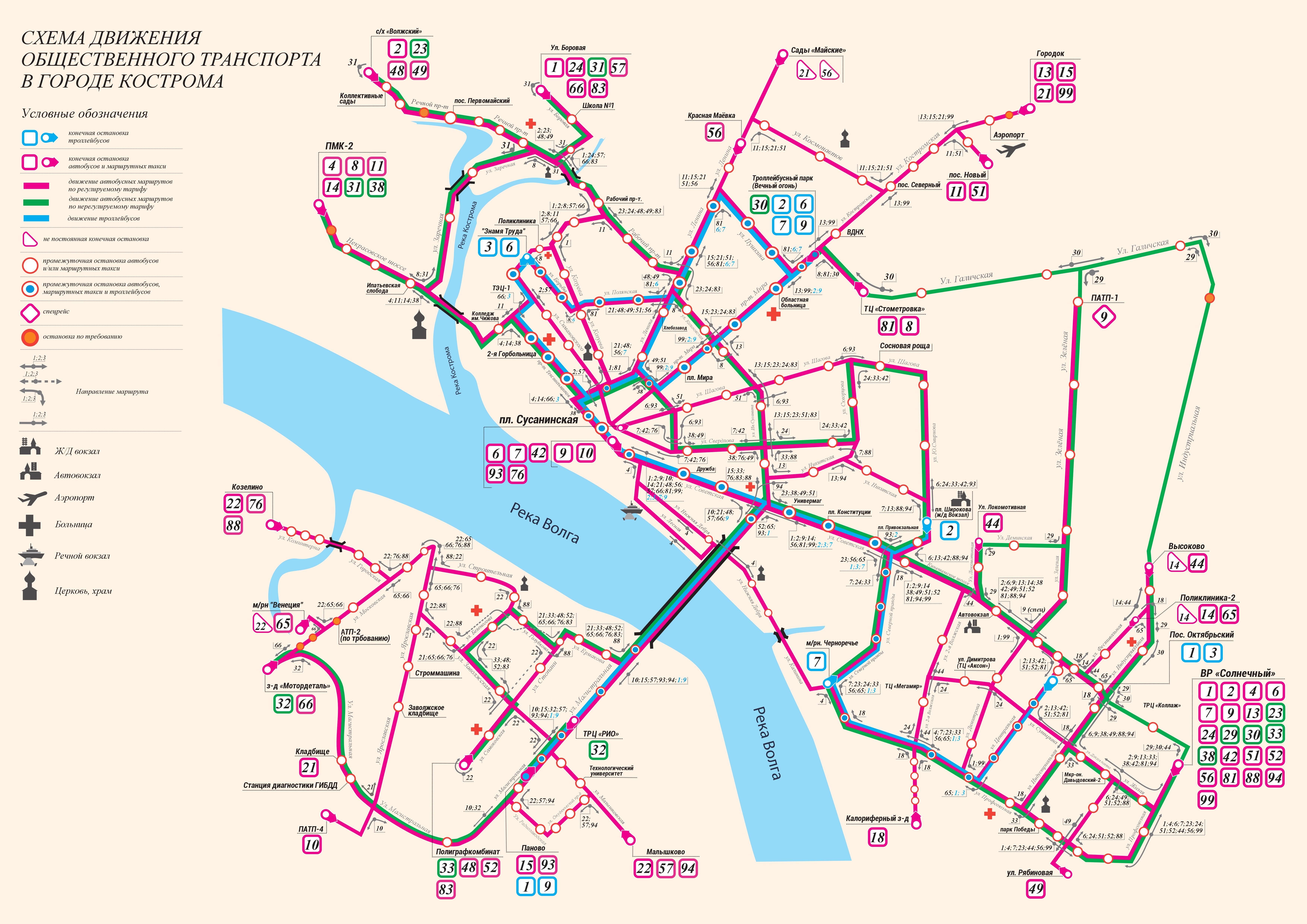 Маршрут 4 кострома